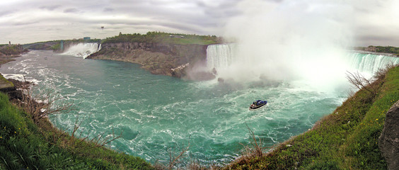 Niagara falls USA panorama