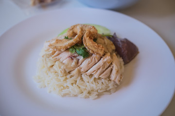 Hainanese chicken rice