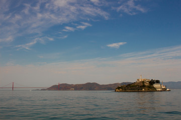 Alcatraz Island and Golden Gate
