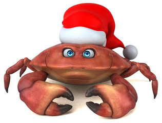 Fun crab - 3D Illustration