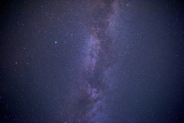 The Milky Way on night sky