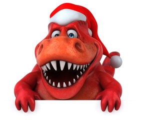 Fun dinosaur- 3D Illustration © Julien Tromeur