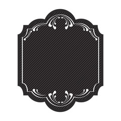 Isolated empty vintage sale label, Vector illustration