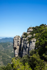 Fototapeta na wymiar The Mountain of Montserrat, Catalonia, Spain