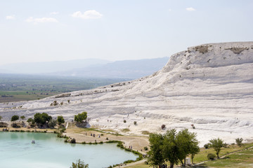 The white terraces of Pamukkale