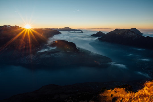 Sunset from Fronalpstock