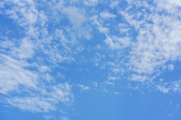 Fototapeta na wymiar Beautiful white clouds and blue sky background