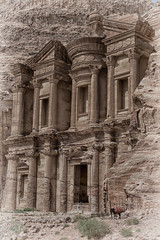 the antique site of petra in jordan the monastery