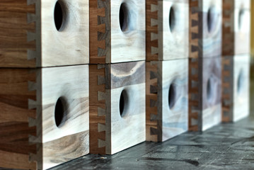 Wooden boxes