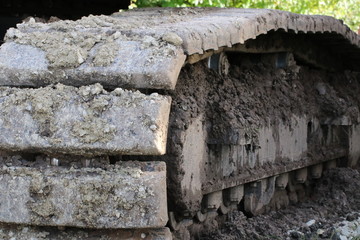 Baggerkette im Detail