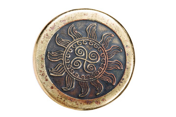symbol of the sun and Kolovrat one pendant