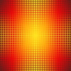 Glowing square pattern. Seamless vector gradient background