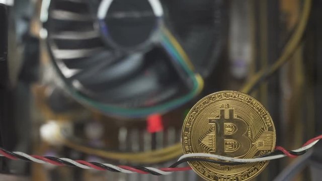 Bitcoin between computer wires