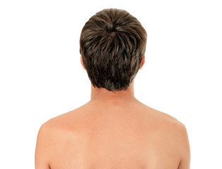 Naklejka premium Young Man Rear View