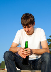 Young Man with a Beer