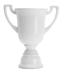 Trophy Cup White Front