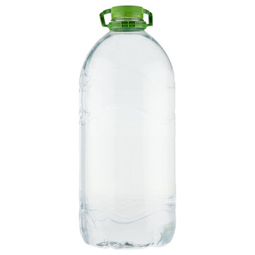 Big Plastic bottle of drinking water isolated