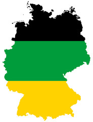 Germany Jamaica Coloured