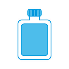 Medicine bottle blank icon vector illustration graphic design