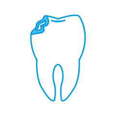 Dentist cartoon isolated icon vector illustration graphic design