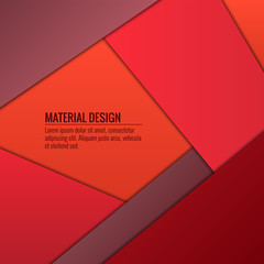 Material design. Abstract background.  Vector illustration.