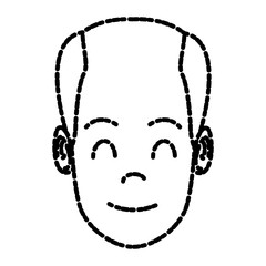 Man face cartoon icon vector illustration graphic design