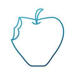 Delicious apple fruit icon vector illustration graphic design