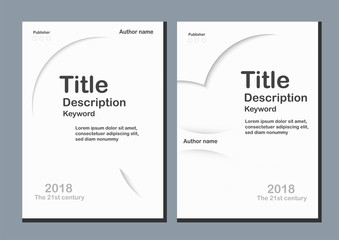 White modern background with text for web banner.