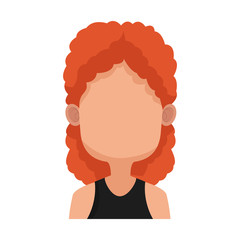 Cute girl face icon vector illustration graphic design