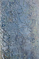 colored textured natural aged background of painted surface. bottom surface of a boat