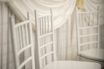 Fototapeta premium wedding backdrop with flower and wedding decoration.