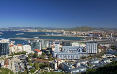 View on north part of Gibraltar