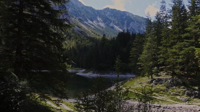 Beautiful lake Gruner See, Austria