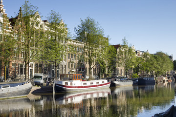 Fototapeta na wymiar Amsterdam Canalscape