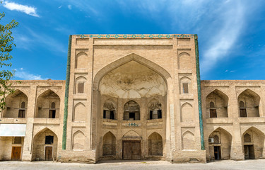 Fototapeta na wymiar Mullo Tursunjon Madrasah in Bukhara, Uzbekistan
