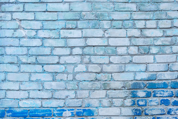 texture blue brick wall