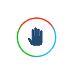 Obraz premium Rainbow Style App Icon