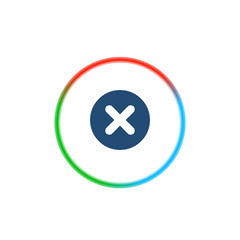 Obraz premium Rainbow Style App Icon