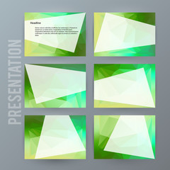 Horizontal banner background Design element powerpoint precentation05