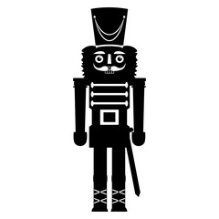 Silhouette of a nutcracker