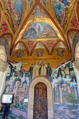 Fototapeta na wymiar Romania, Iasi, Vechea Catedrala Mitropolitana, Hramul Sfantul Gheorghe