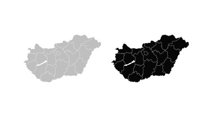 map of Hungary