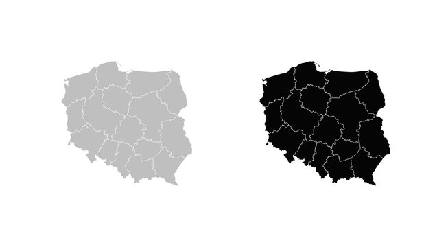 Fototapeta mapa polski