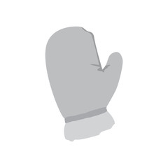 Isolated christmas glove icon on a white background, Vector illustration
