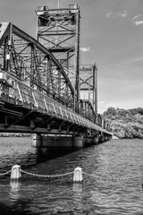 Steel Bridge over water
