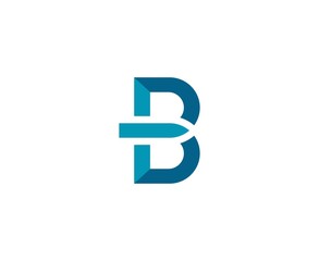 B logo
