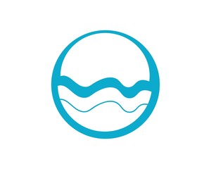 Water wave Logo Template