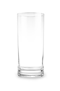 empty glass for water juice or milk