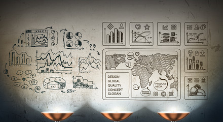 Obraz premium Secret strategy development ideas