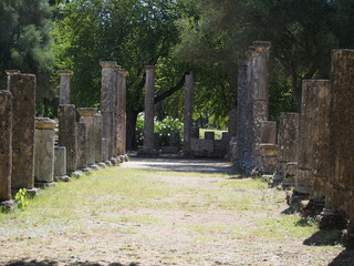 Ancient Ruins Olympia Greece
